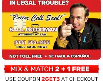 Better Call Saul-creditcardskin: sticker grappige tv-show