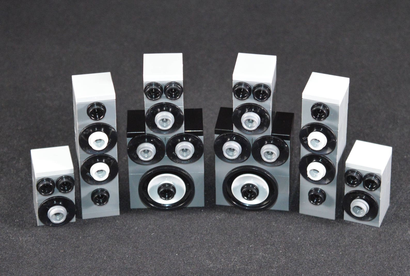 LEGO Speakers Concert DJ Band Stack Stereo Tower Music Moc Etsy
