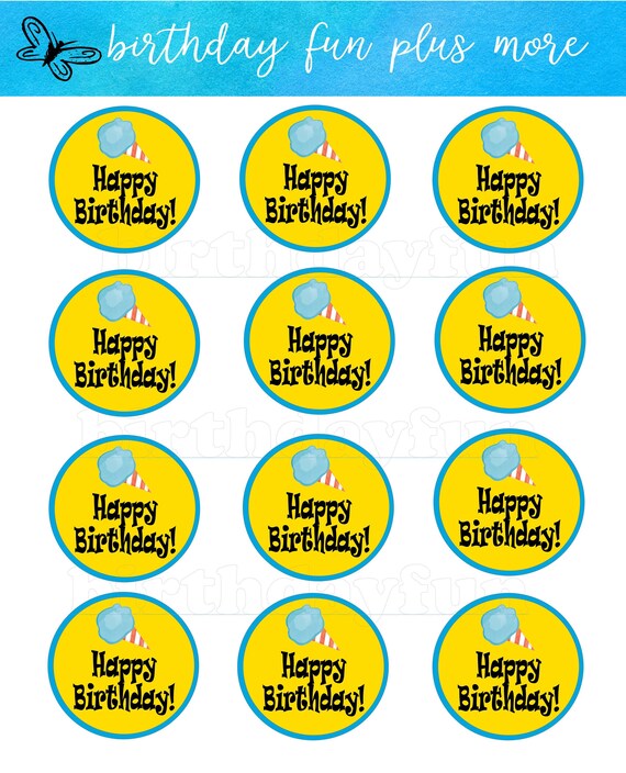 printable carnival cupcake topper carnival instant download printable carnival carnival theme carnival printable toppers carnival party carnival printable