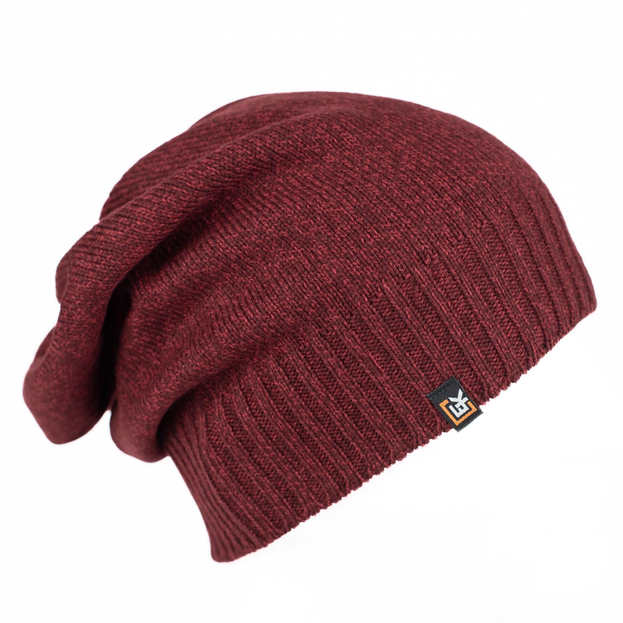 Soft Merino Wool Blend Beanie Slouch Cuffed Winter Hat Unisex 539acfbc-f689-4df1-b5b6-  main image 2