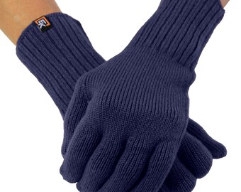 Merino Wool Knit Gloves for Women - Super Soft Merino Wool - Made in the USA