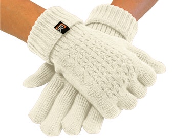 Alpaca Mesh Knit Gloves for Women - Super Soft Baby Alpaca - Made in the USA