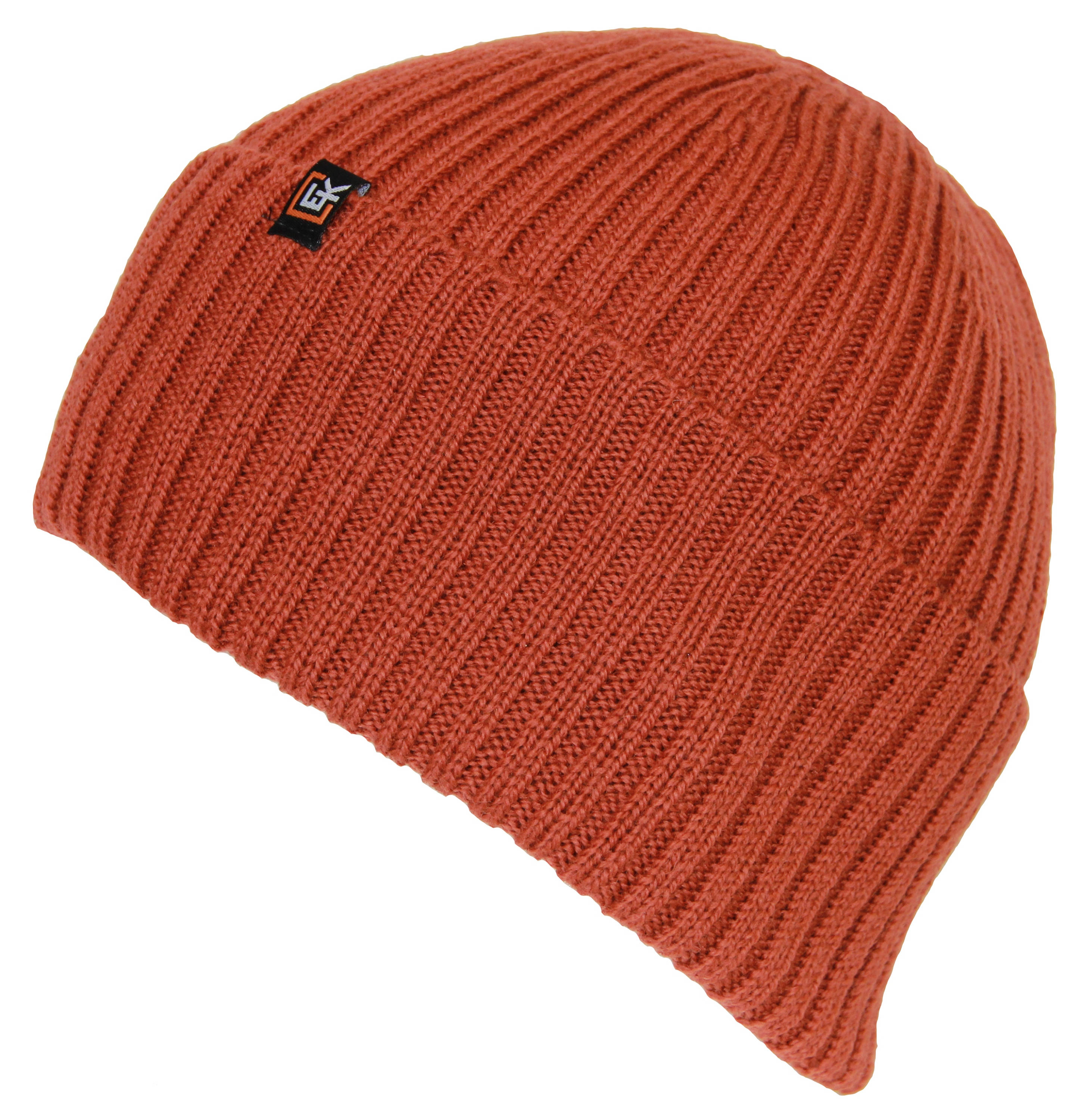 Rib Beanie Hat 100% Wool Men's or Women 