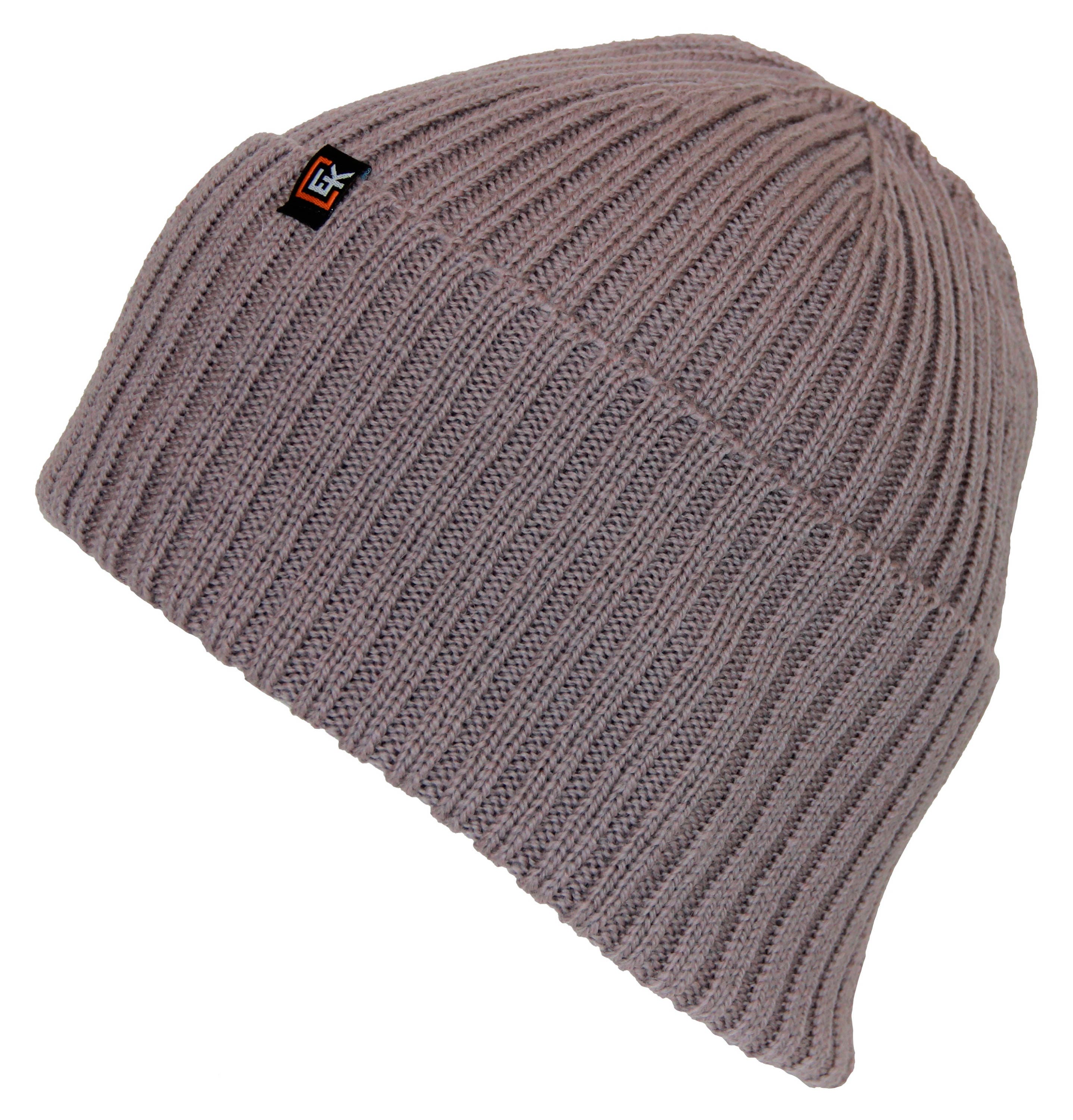 Rib Beanie Hat 100% Wool Men's or Women 