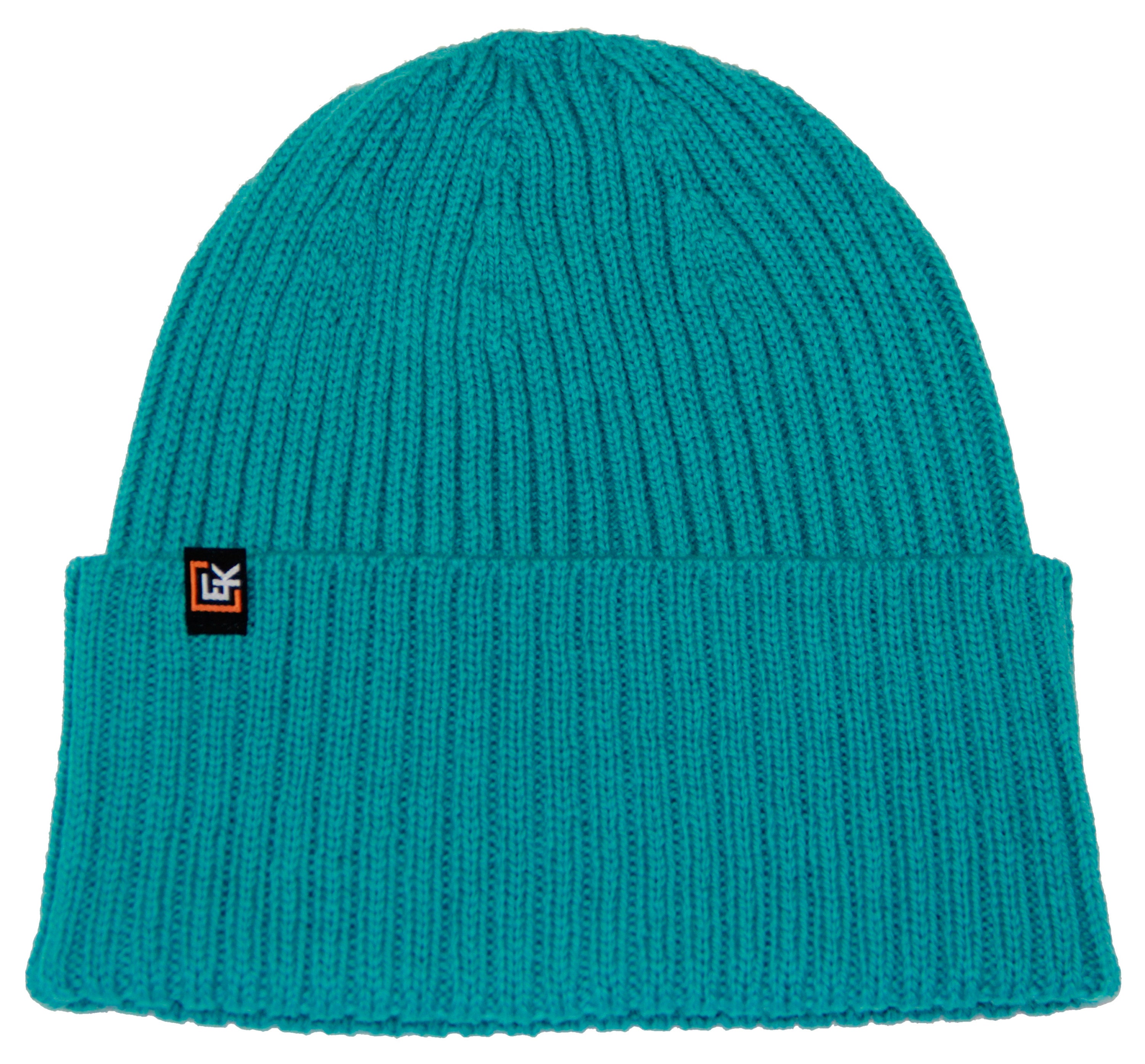 Wool Rib Beanie Hat, 100% Wool, Men's or Women's (teal) - Etsy