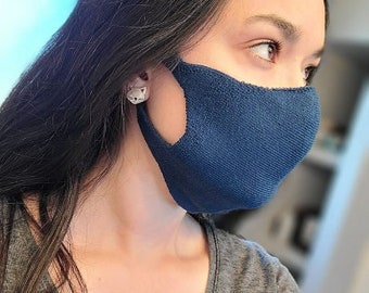 100 % maschinenwaschbare Baumwolle/Poly wiederverwendbare Gesichtsmaske