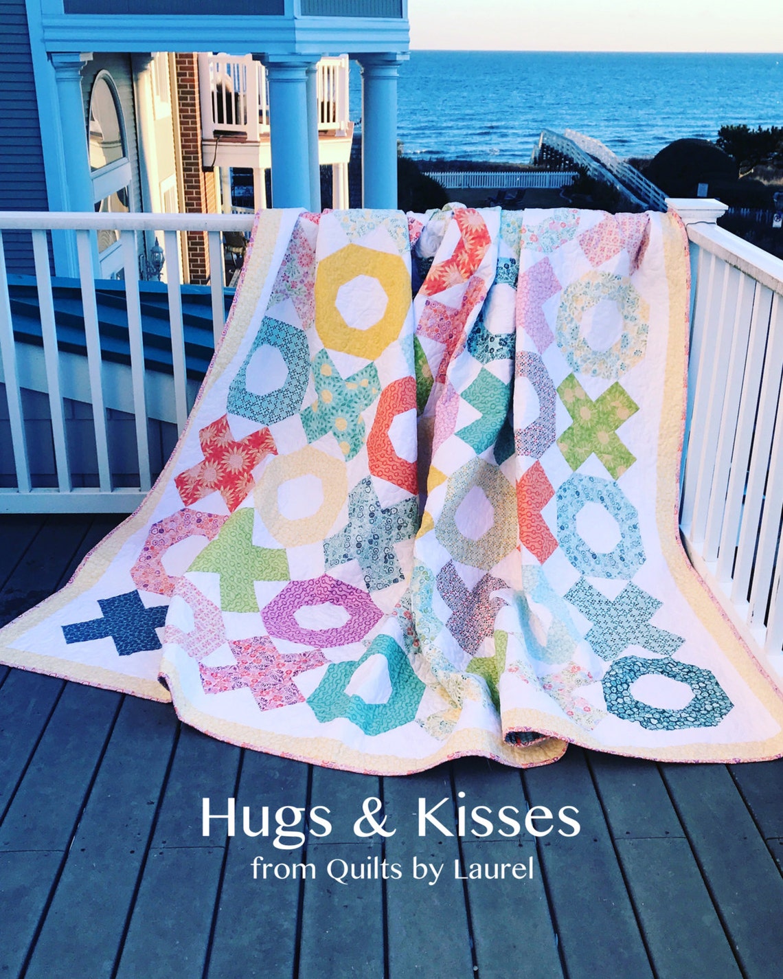 Hugs & Kisses Quilt PDF Pattern by Quilts by Laurel Etsy