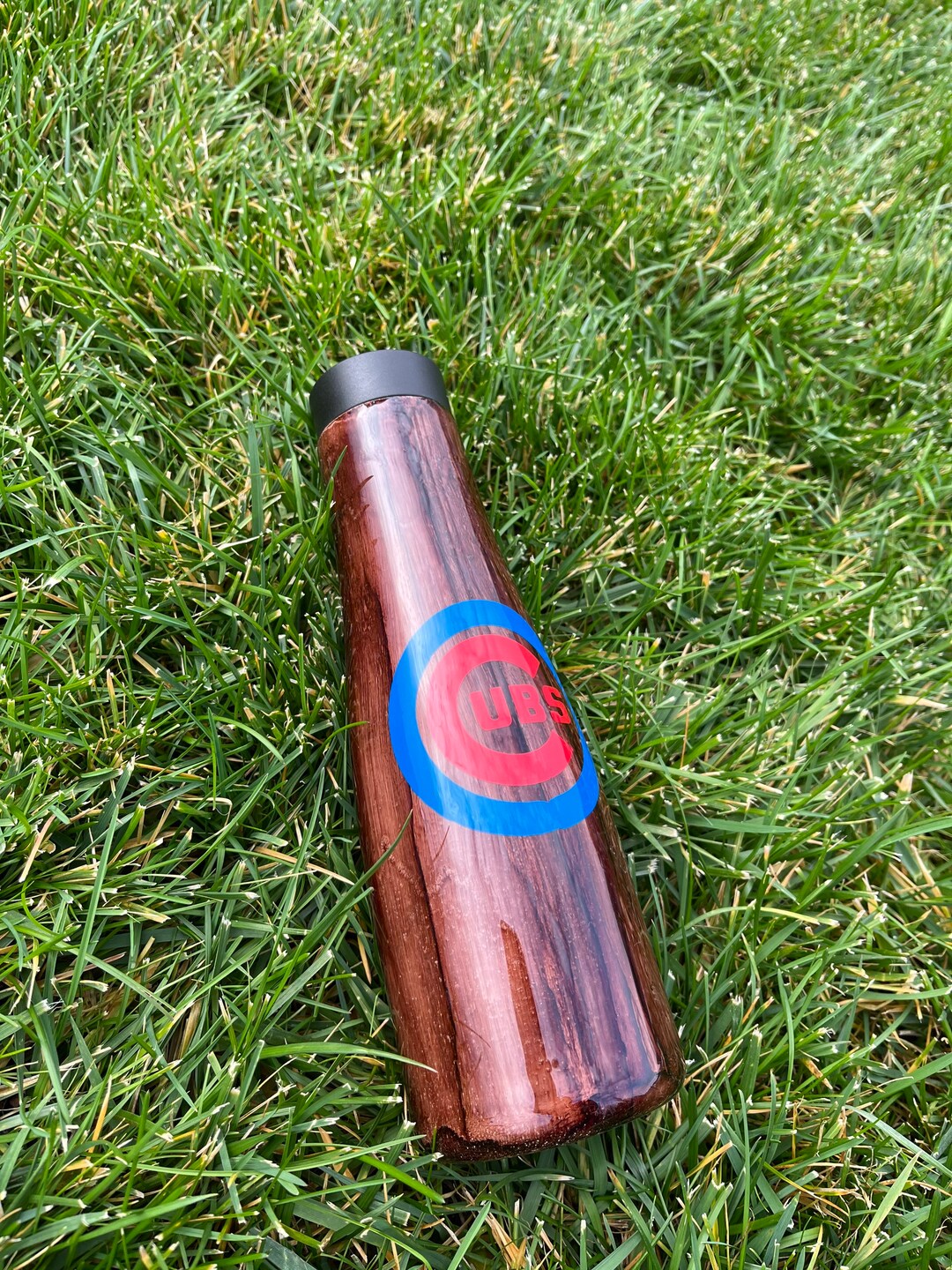 MADE TO ORDER Wood Grain Finish Baseball Team Tumbler Red Sox Cubs