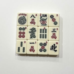 Mah Jongg Tile Coaster, Mah Jongg Gift, Drink Coasters, Paperweight - Sold Individually
