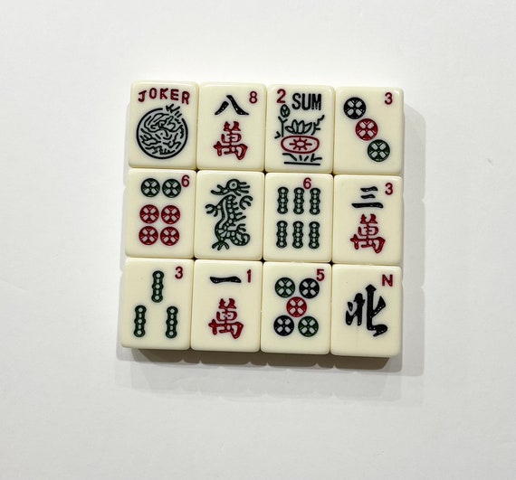 Mah Jongg Tile Coaster, Mah Jongg Gift, Drink Coasters, Paperweight - Sold Individually