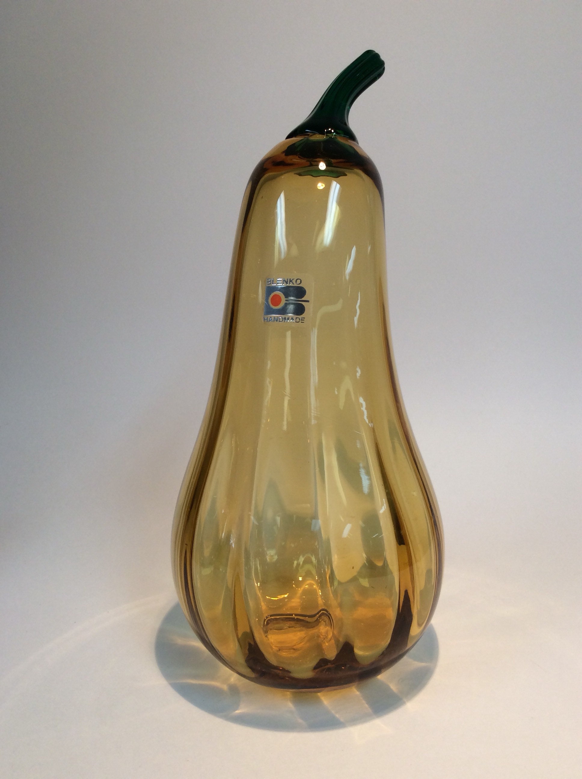 Vintage Blenko Glass Squash 9354 Collectibles Collectible Glass