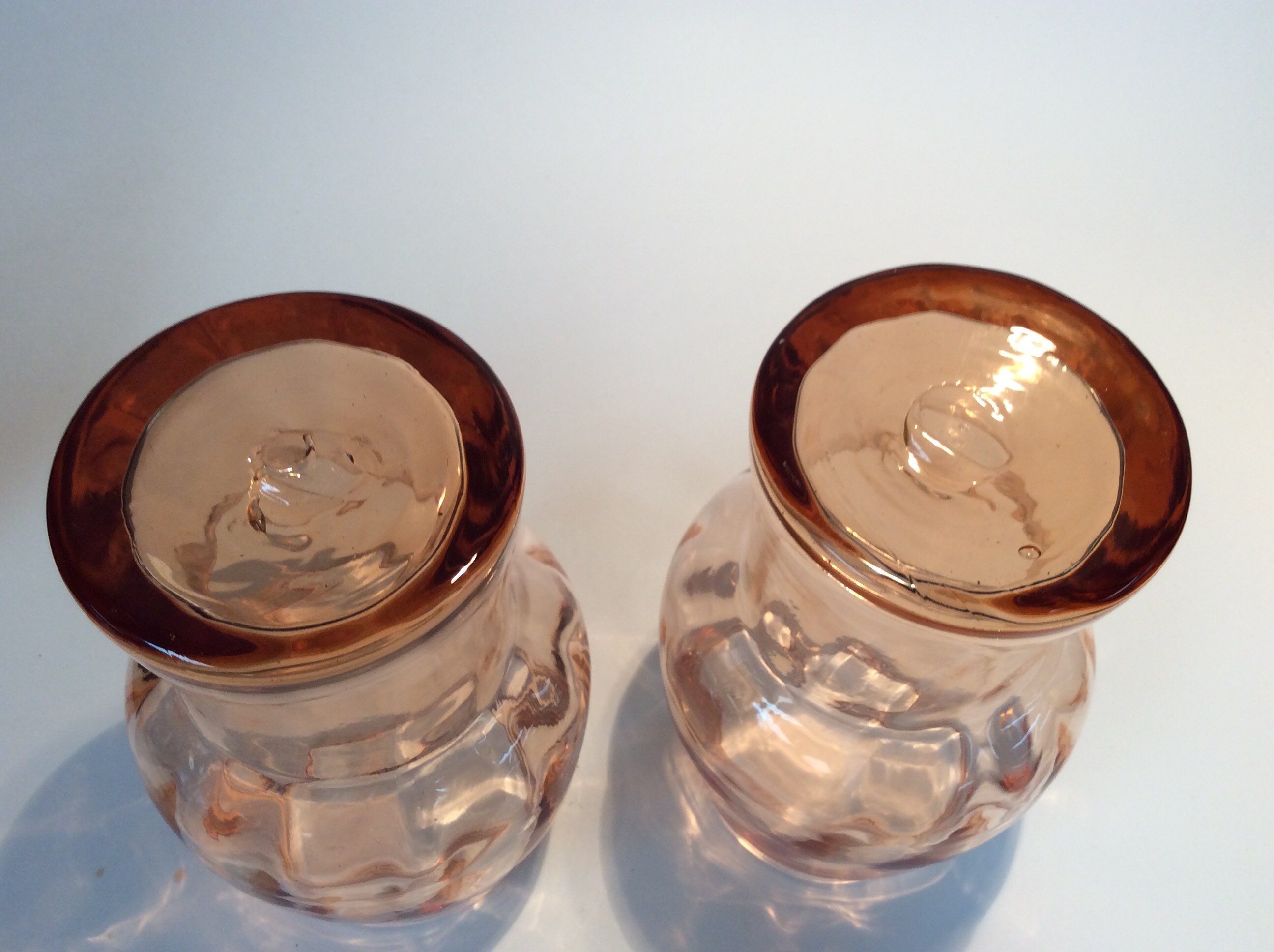 vintage blenko drinking glasses
