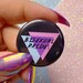 Bisexual Pride Vintage REMAKE Button Badge