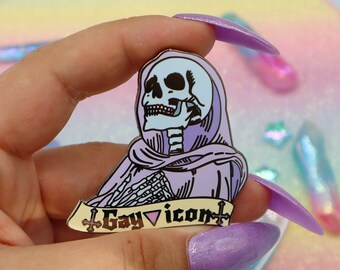 Gay Icon Enamel Pin