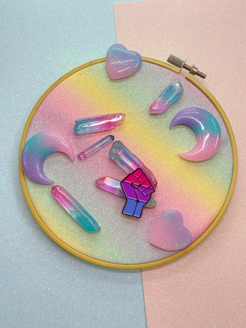 Bisexual Pride Enamel Pin | Etsy