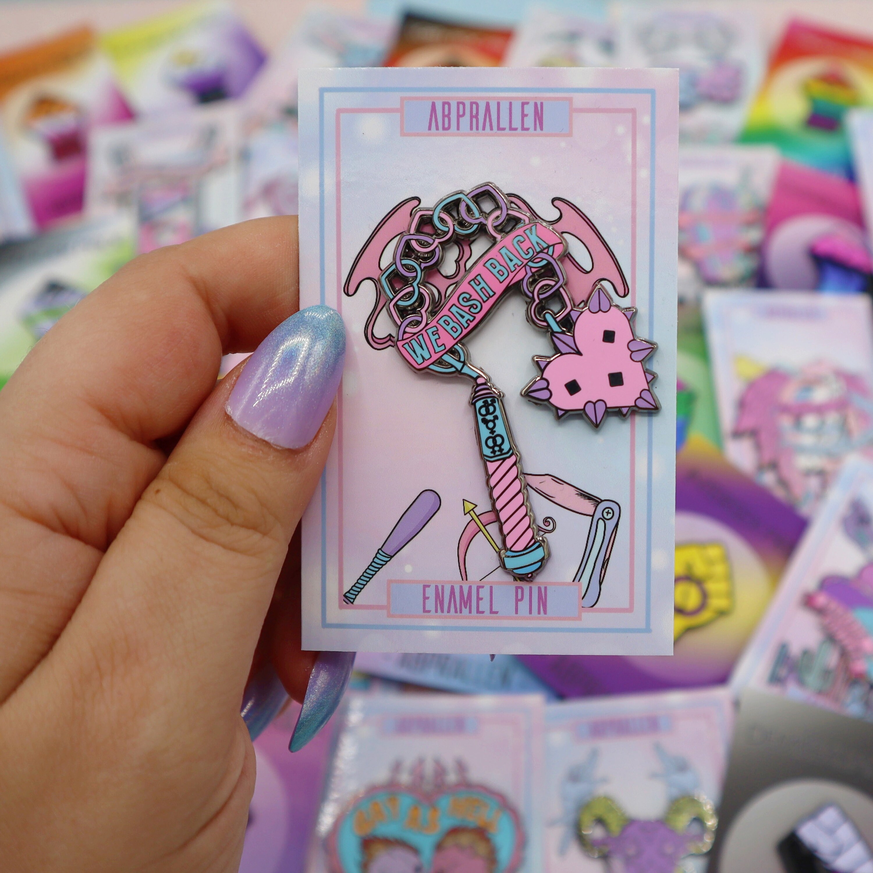 We Bash Back Enamel Pin Etsy 日本