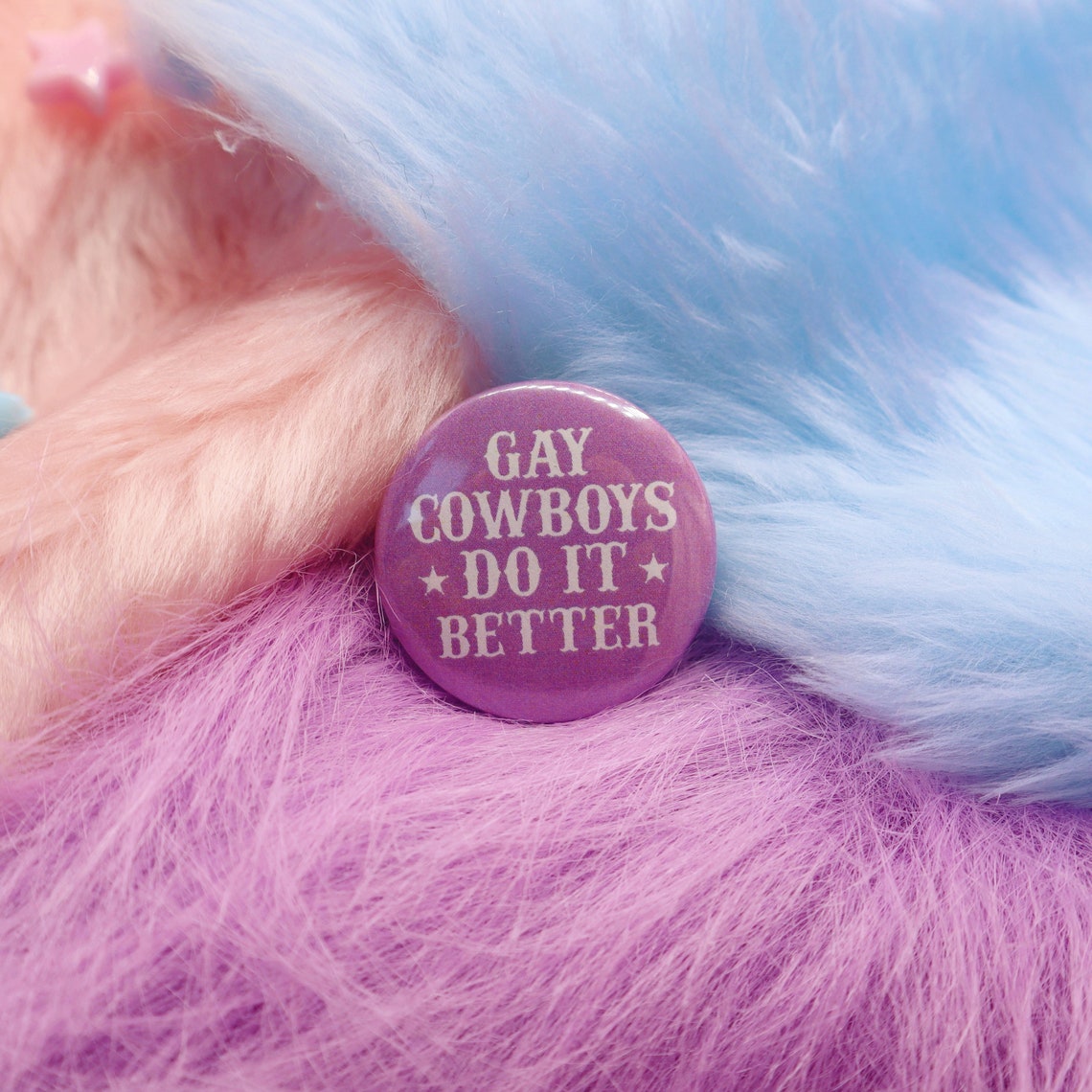 Gay Cowboys Do It Better Button Badge Etsy