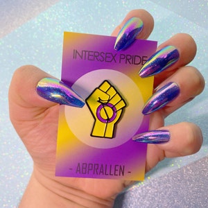 Intersex Pride Enamel Pin
