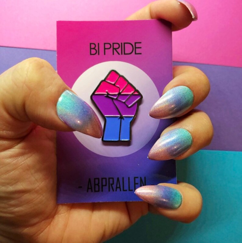Bisexual Pride Enamel Pin | Etsy