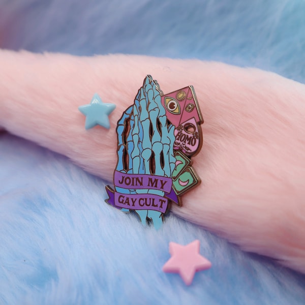 Join My Gay Cult Enamel Pin