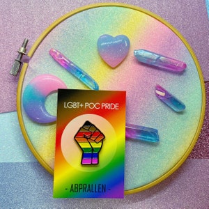POC LGBT Pride Enamel Pin Philly Pride Pin image 5