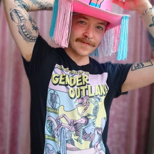The Adventures Of The Gender Outlaw T-Shirt | Trans Pride Shirt | Queer Pride Shirt | Gay T-shirt |Queer T-shirt |Trans T-shirt |Queer Gift