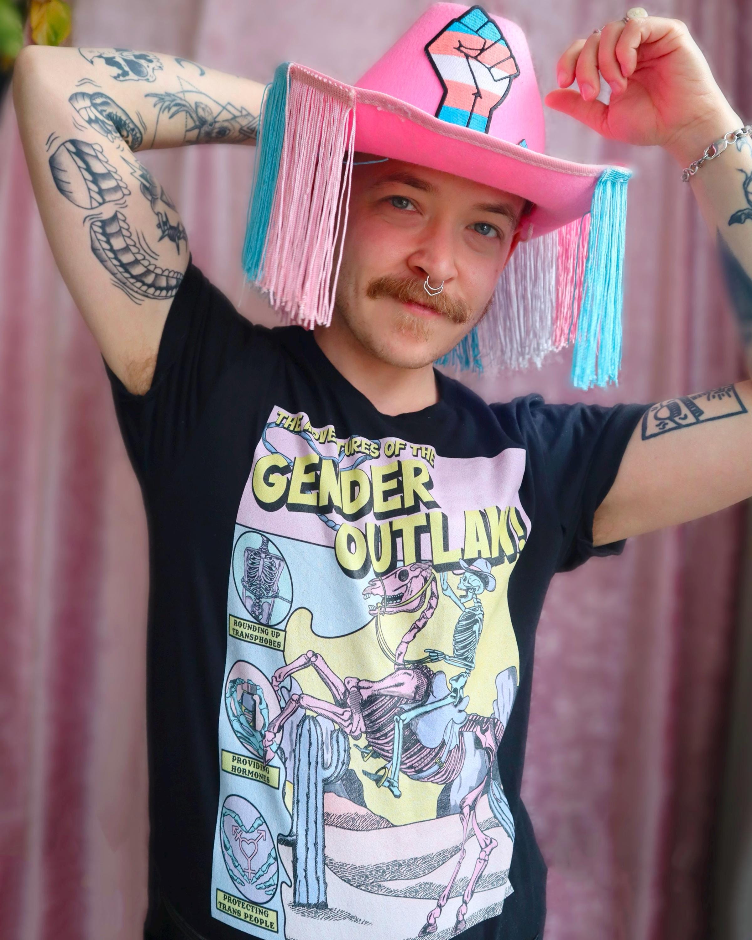 The Adventures Of The Gender Outlaw T-Shirt | Trans Pride Shirt | Queer Pride Shirt | Gay T-shirt |Queer T-shirt |Trans T-shirt |Queer Gift