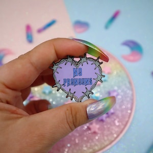 No Pronouns Enamel Pin