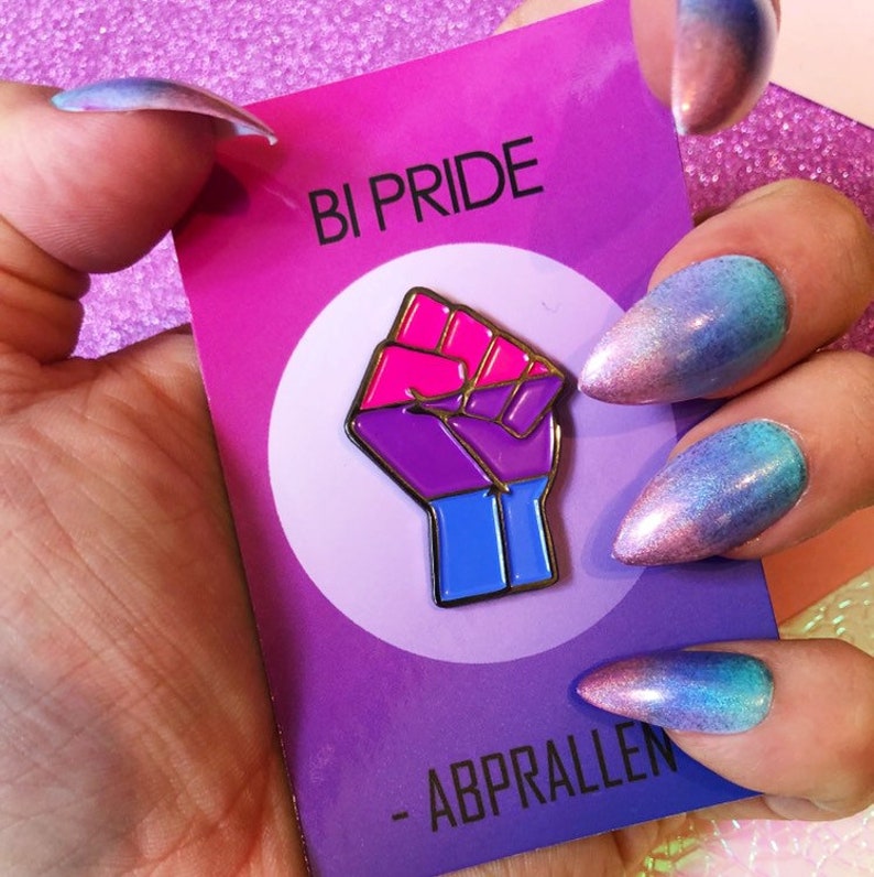 Bisexual Pride Enamel Pin | Etsy
