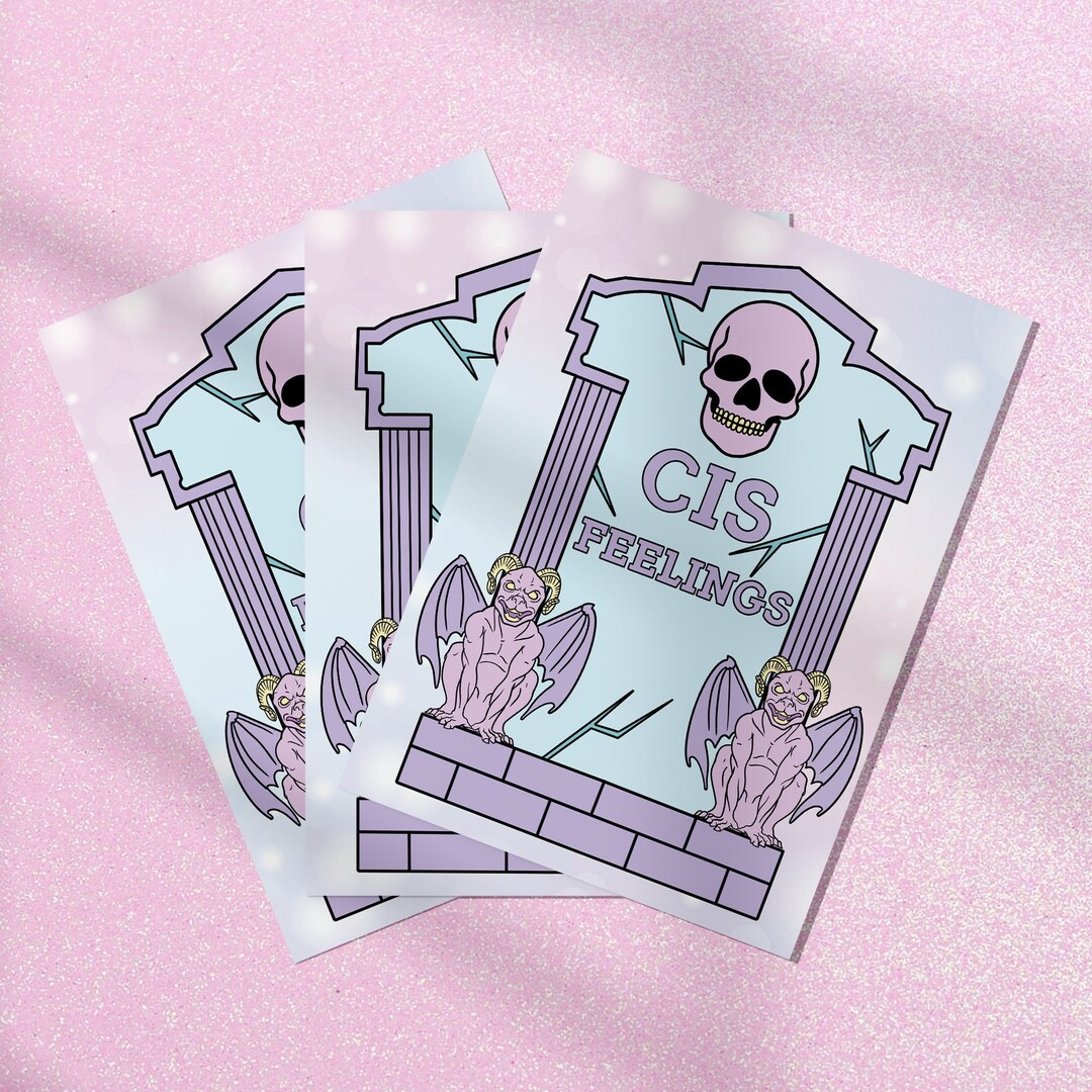 RIP Cis Feelings Art Print Etsy rip-cis-feelings-art-print-etsy