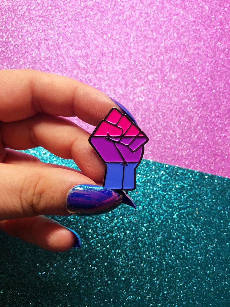 Bisexual Pride Enamel Pin | Etsy