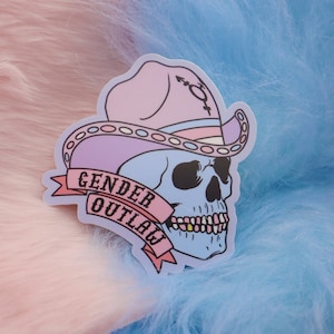Geschlecht Outlaw Vinyl Sticker