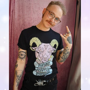 Satan Respects Pronouns Tee