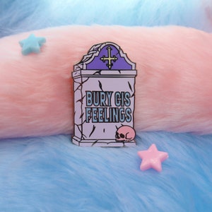 Bury Cis Feelings Enamel Pin