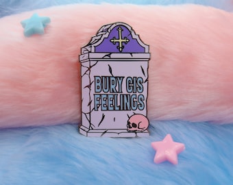 Bury Cis Feelings Enamel Pin