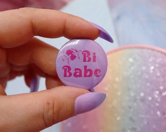 Insignia de botón de Bi Babe