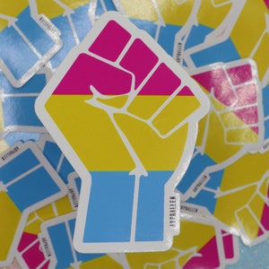 Pansexual Pride Large Vinyl Sticker