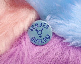 Gender Outlaw Button Badge