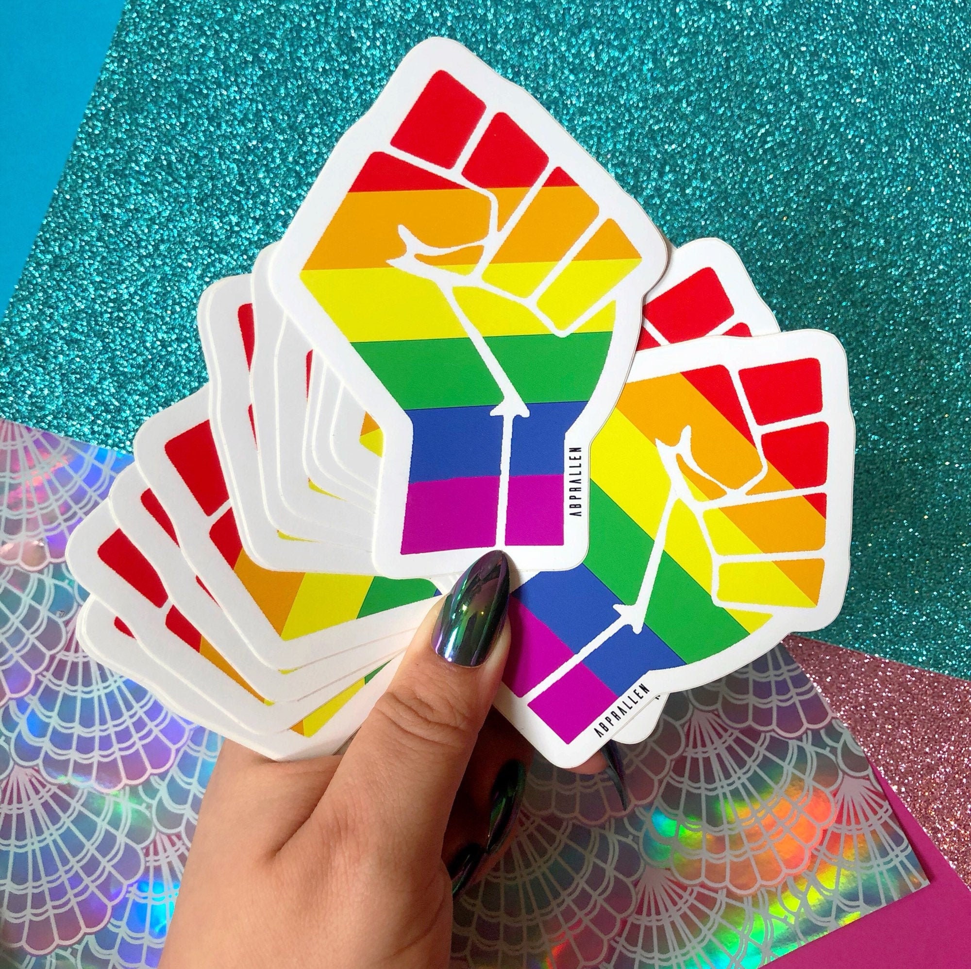 Gay Pride Large Vinyl Sticker. LGBT Pride - Etsy