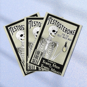 Testosterone Trans Men Art Print