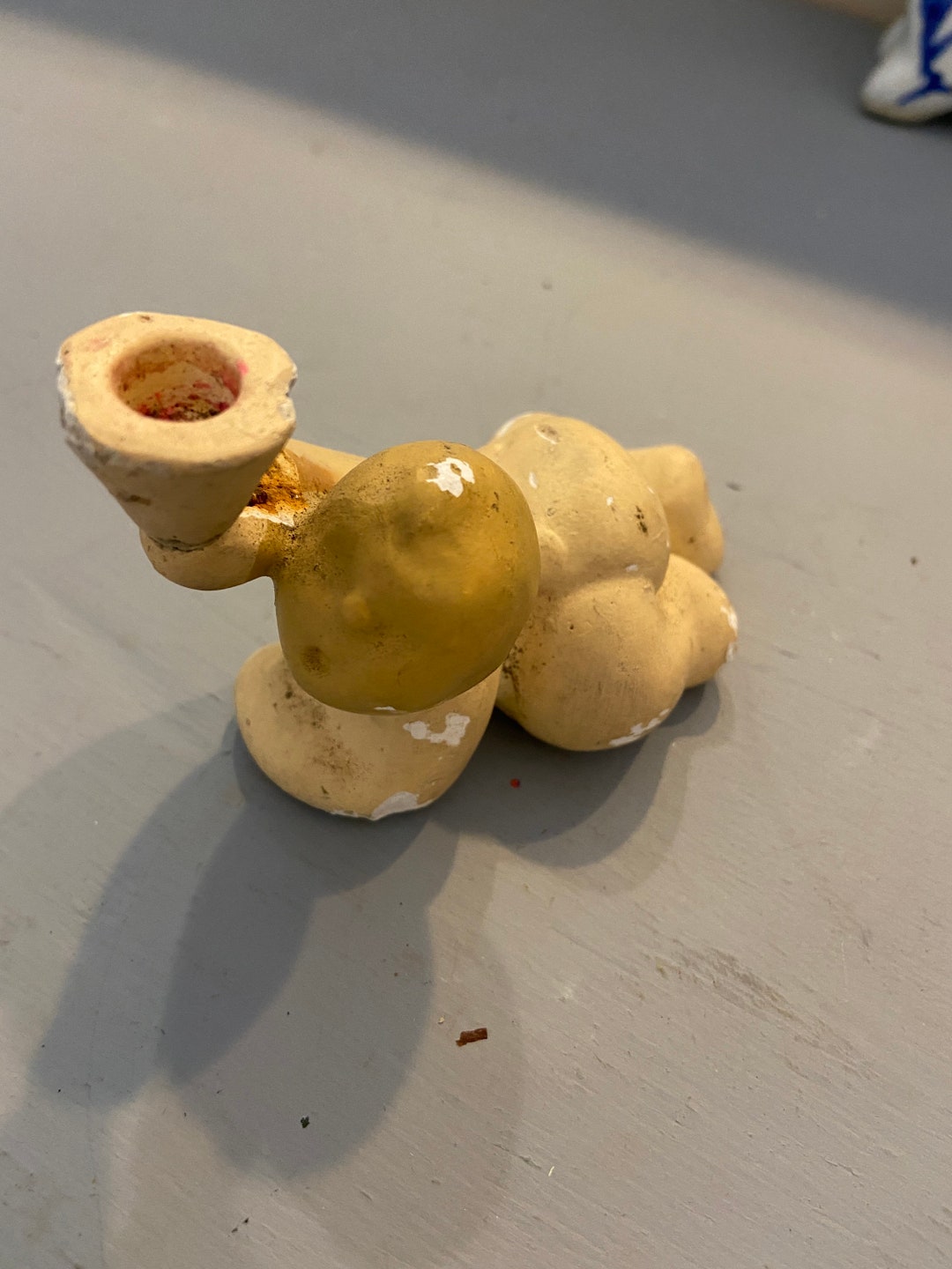 Very Vintage Very Chippy 1st Year Baby Candle Holder - Etsy