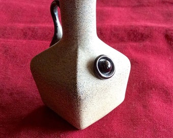 Vintage Ceramic Stoneware-Look Vase | Home Decor |Small Accent Vase |potpourri holder