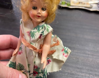 Vintage Doll | Plastic Molded Arts Doll