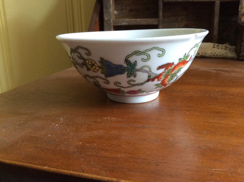 Home Decor Small Vintage Chinese Design Accent Bowl