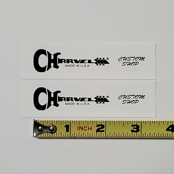 Charvel Made in USA Custom Waterslide Guitar Neck Headstock Decals