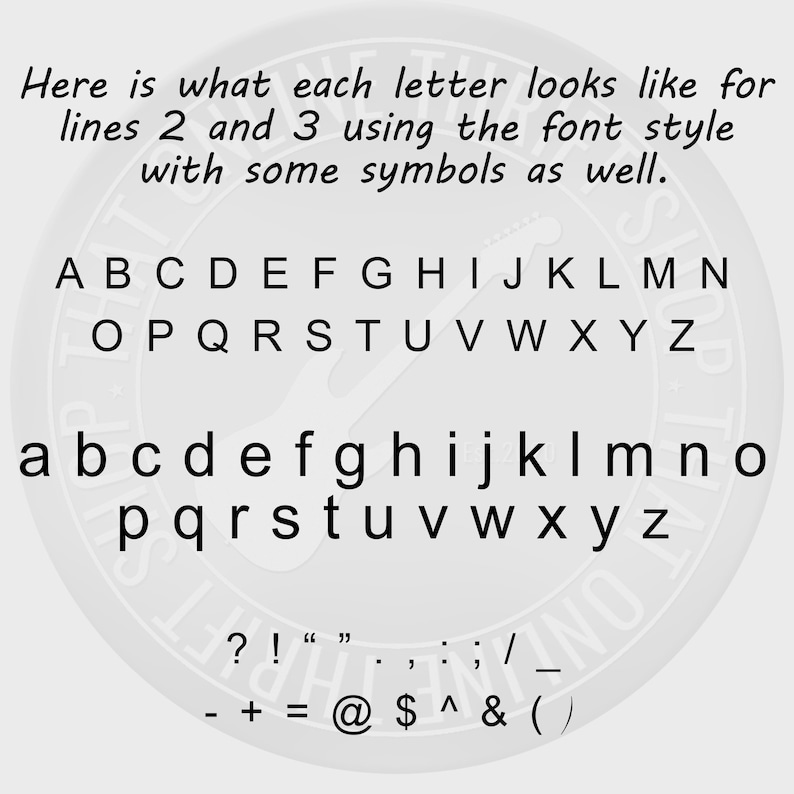 Puede incluir: Un gr&aacute;fico circular muestra el alfabeto en may&uacute;sculas y min&uacute;sculas, junto con signos de puntuaci&oacute;n y s&iacute;mbolos. El texto dice: "As&iacute; es como se ve cada letra para las l&iacute;neas 2 y 3 usando el estilo de fuente con algunos s&iacute;mbolos tambi&eacute;n."