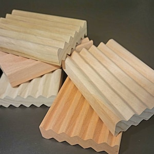 Wooden soap dish