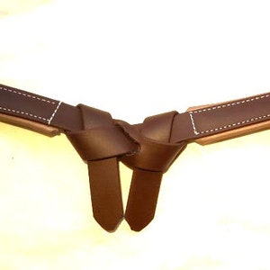 Lined Western Futurity Knot Biothane Synthetic Brow Band