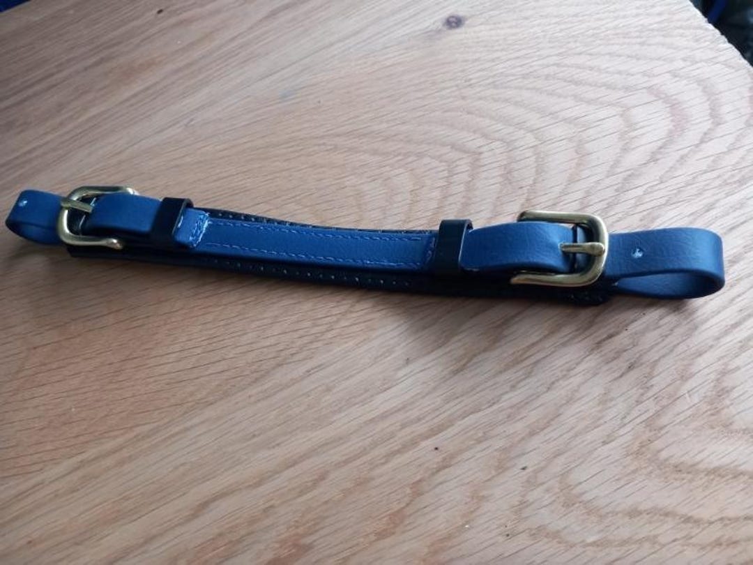 Synthetic, Biothane Matt Navy Hackamore Nose Band Top Strap - Small ...