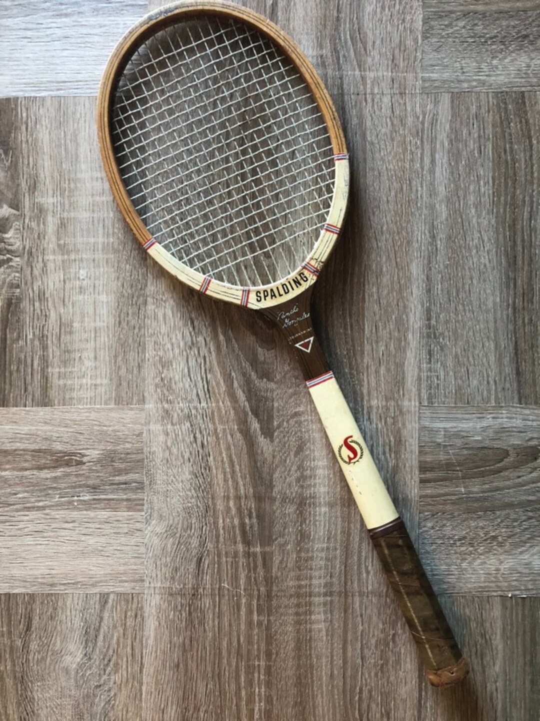 Raqueta de tenis Spalding Pancho Gonzales vintage Etsy Espa a